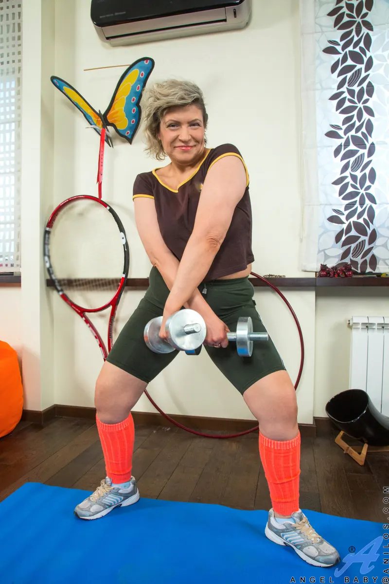 Anilos 'Mature Workout' starring Angel Baby (Photo 3)